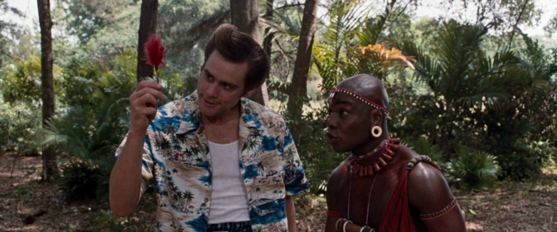 Scene from Ace Ventura When Nature Calls