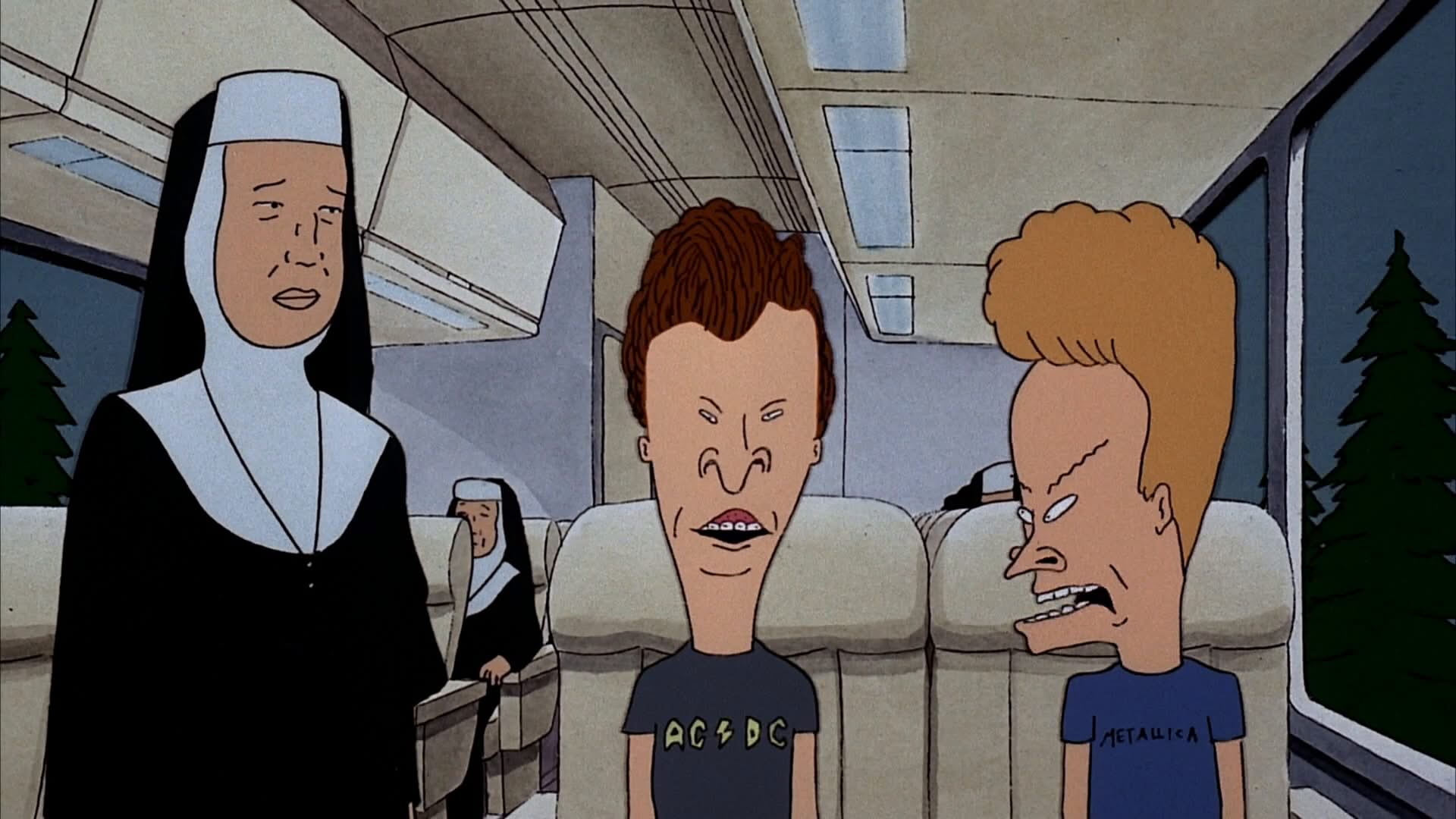 Scene from Beavis and Butt-Head Do America