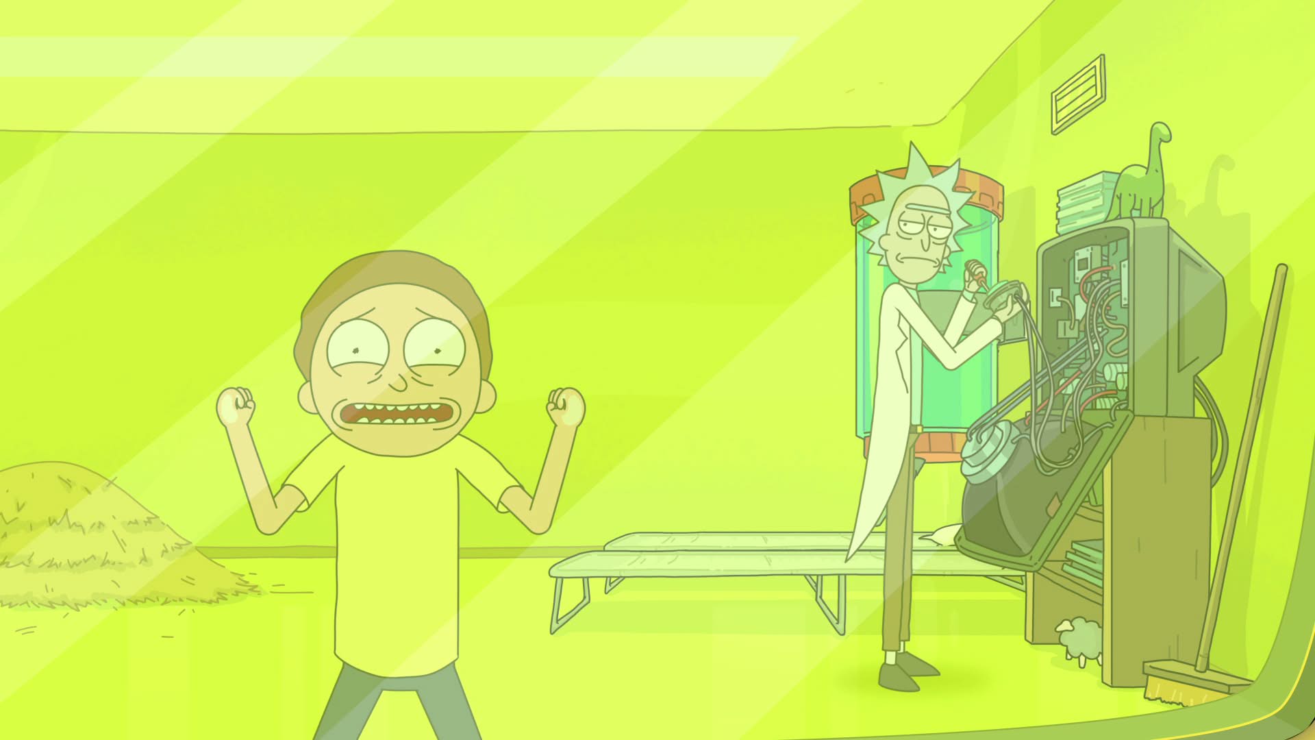 Scene from Rick and Morty