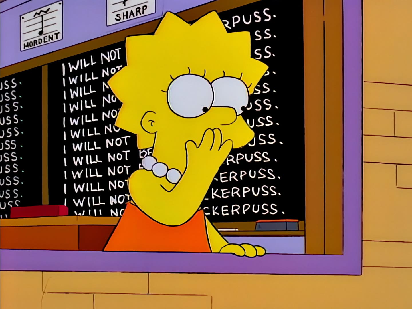 Scene from The Simpsons